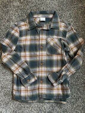 Boys Little Co Long-Sleeve Plaid Button-Up Shirt